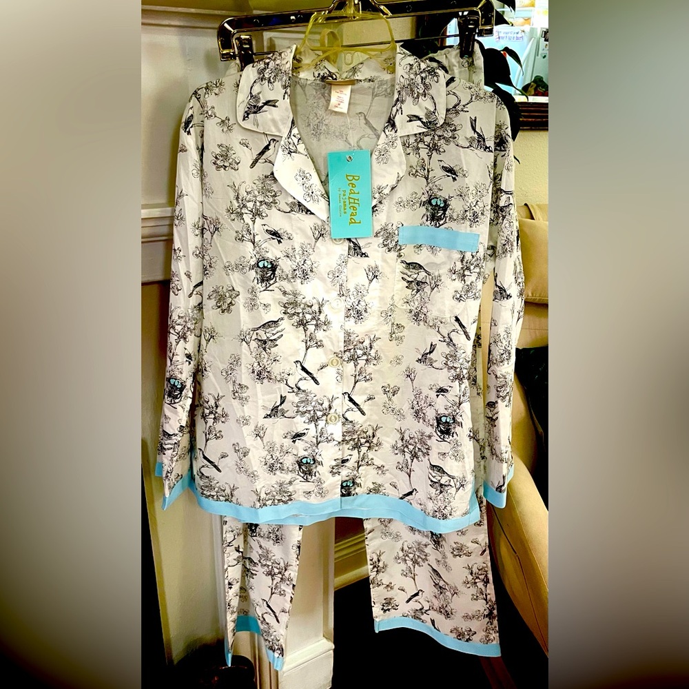 Lovely Bed Head Pajama Set with Matching Robe NWT